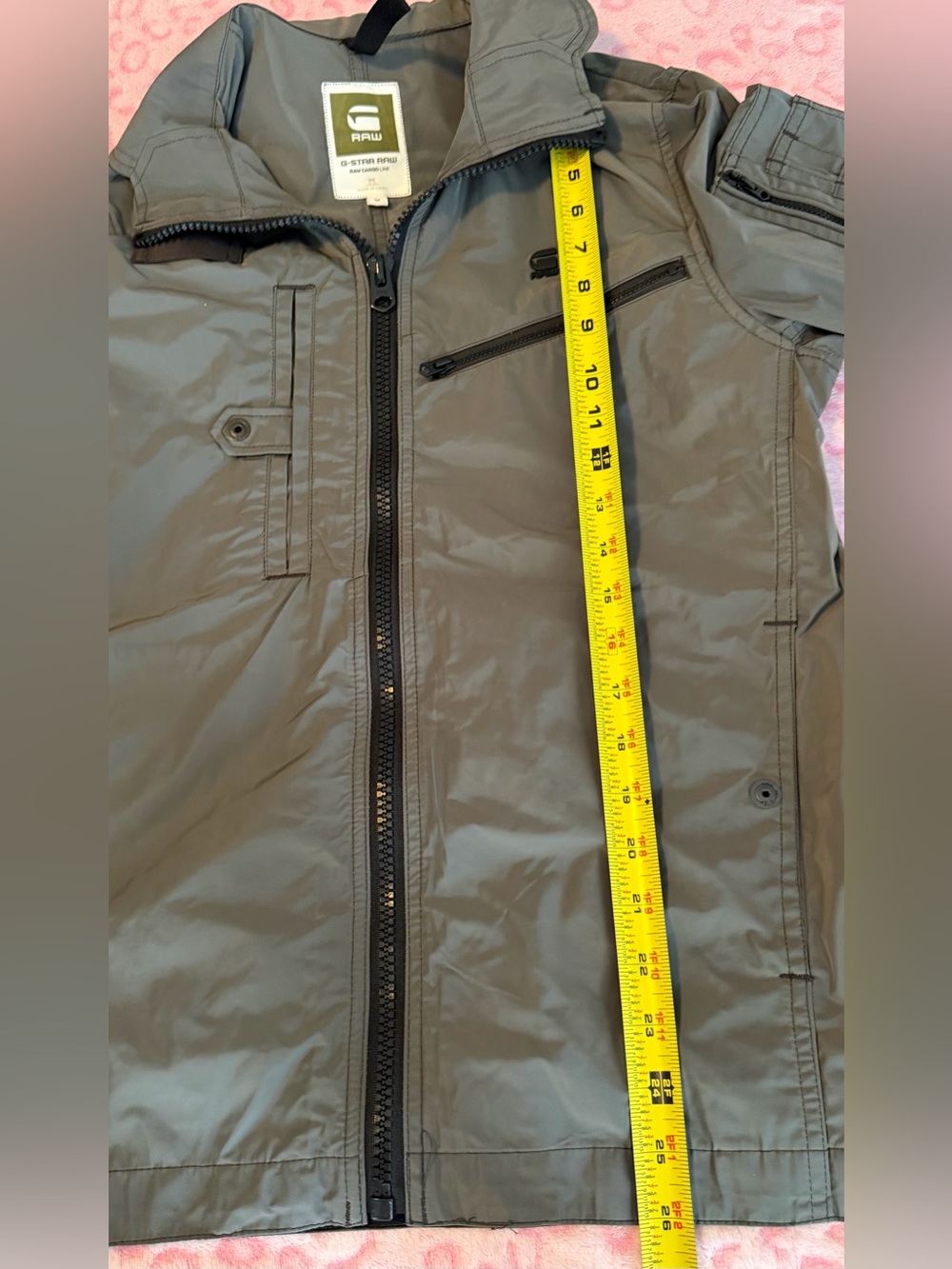 G-Star Timor Nylon Cargo Jacket Gray 
Men’s Size: M - Picture 6 of 7